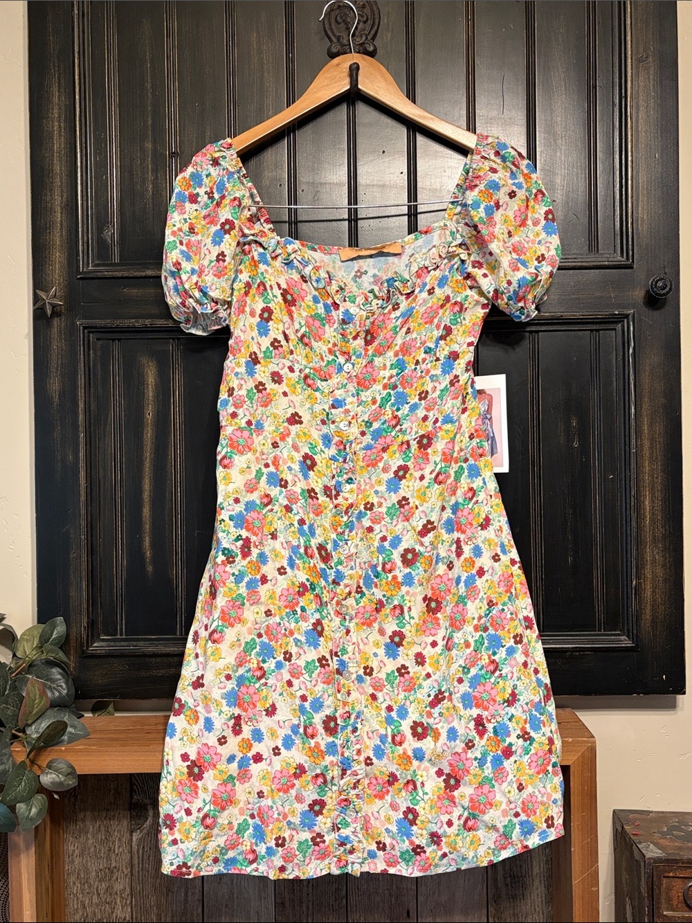 The Andamane Mini floral dresss